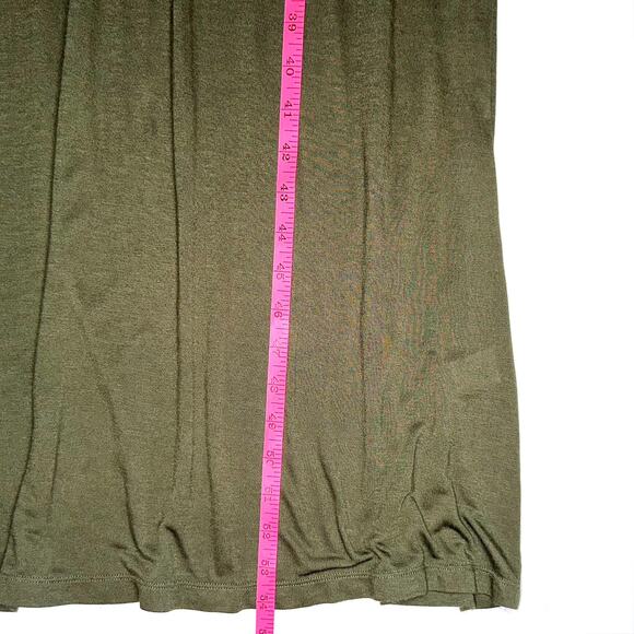 Theory Scoop Neck Glemma Heart Rayon Sleeveless Maxi Dress Size Small - Picture 12 of 13